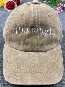 I’m Single Hat  Vintage Cap | Funny Relationship Status Hat | Unisex