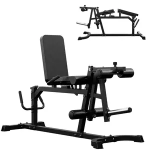 Leg Extension and Curl Machine, Seated Leg Extension and Lying Curl Machine, 600LB Adjustable Leg Curl Machine for Lower Body Workouts, Leg Machine for Home Gym Strength Training Accessory Strength Training Accessory