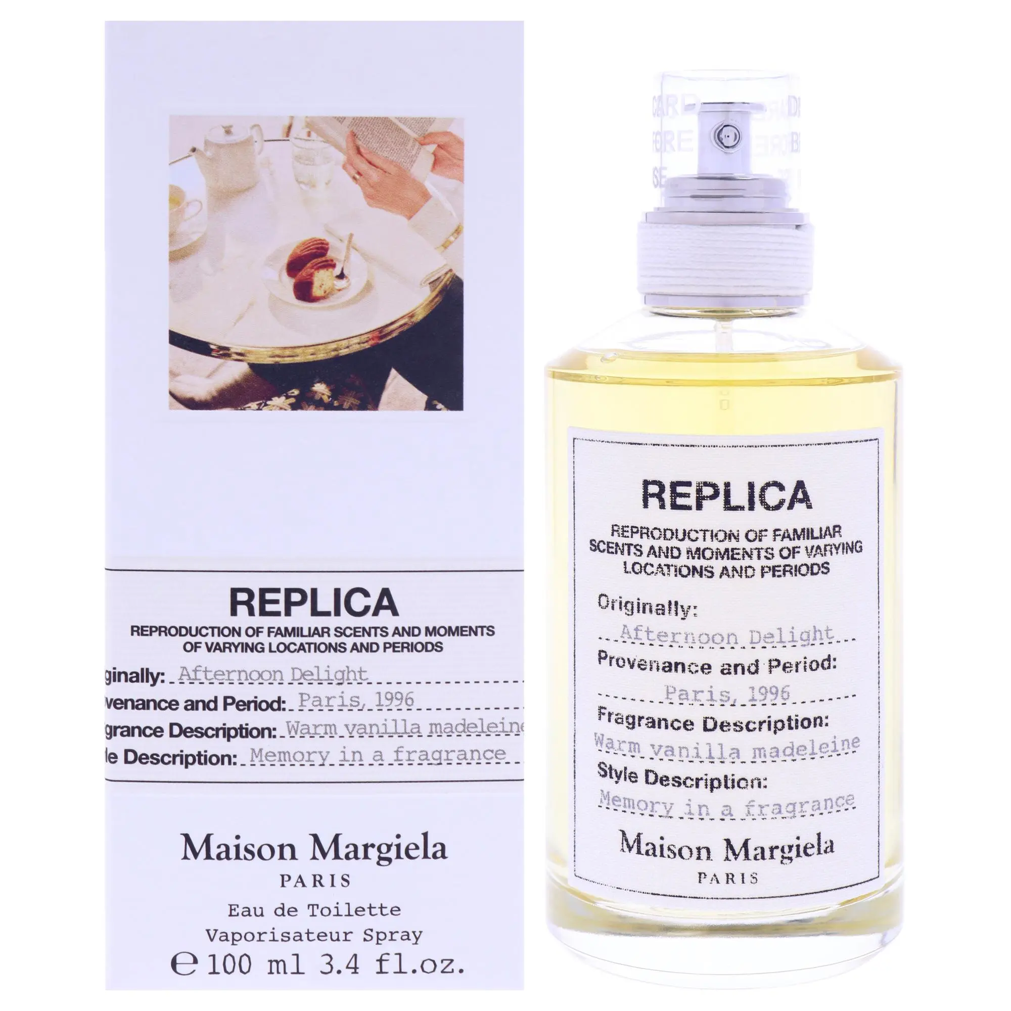 Replica Afternoon Delight by Maison Margiela Unisex 3.4 oz EDT Spray, Spray Bottle Fragrance for Beauty & Personal Care