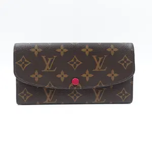 Pre-owned Louis Vuitton Canvas Small Leather Goods Emilie Monogram Wallet T10417466