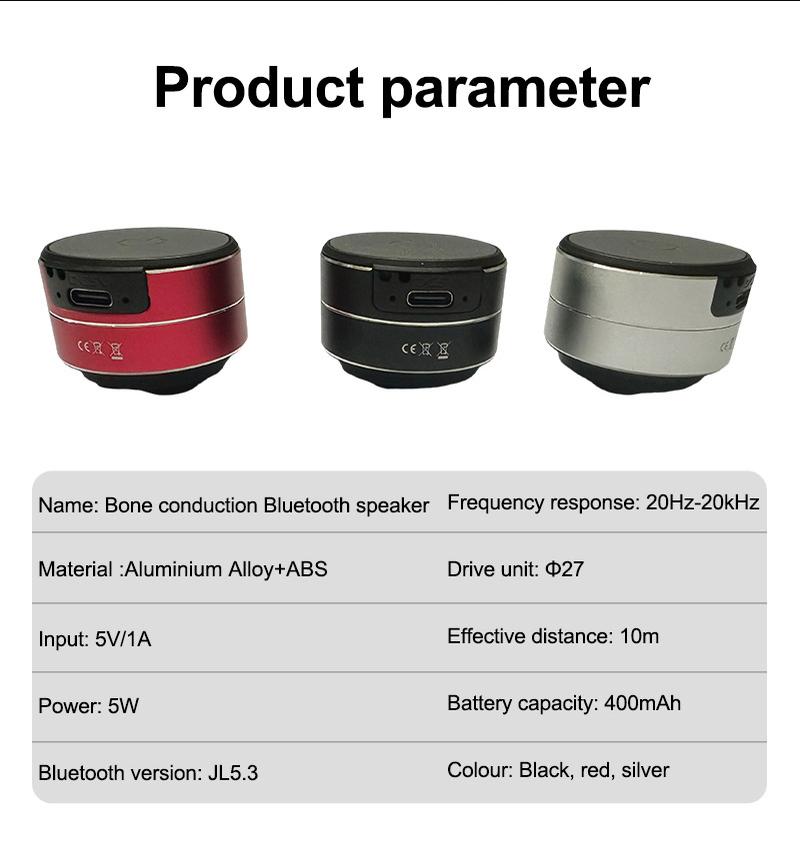 Bone Conduction Bluetooth Vibration Sound Wireless MINI Sound