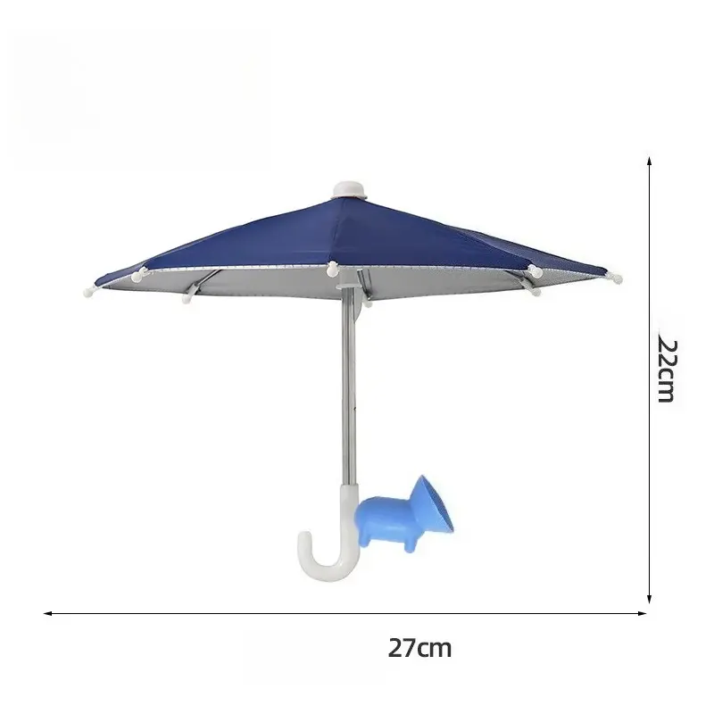 Royal blue umbrella + royal blue accessories
