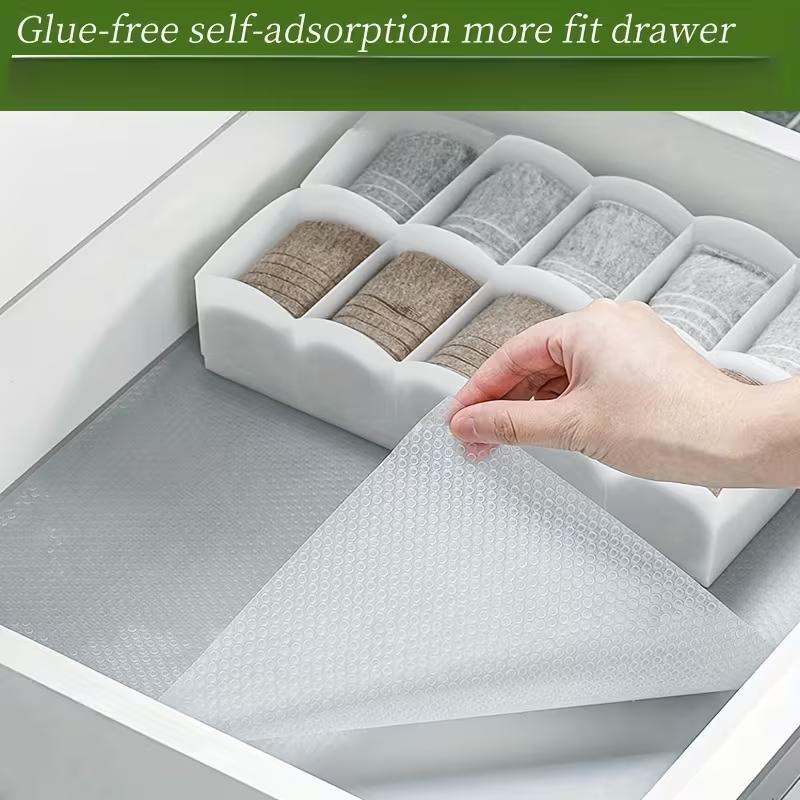 1 roll of waterproof and moisture-proof drawer liner, for kitchen cabinets, countertops, and wardrobes - special paper for shoe cabinets, waterproof and moisture-proof EVA cabinet mat for kitchen, refrigerator, wardrobe - non-slip and cuttable