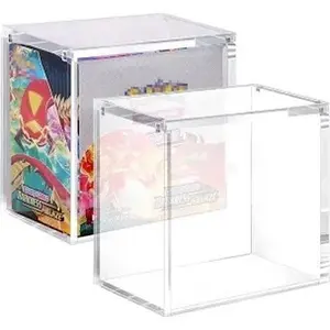 Pokémon Brand Acrylic Case for Pokémon Booster Boxes Clear Protective Display Box for Trading Card Game Collectors