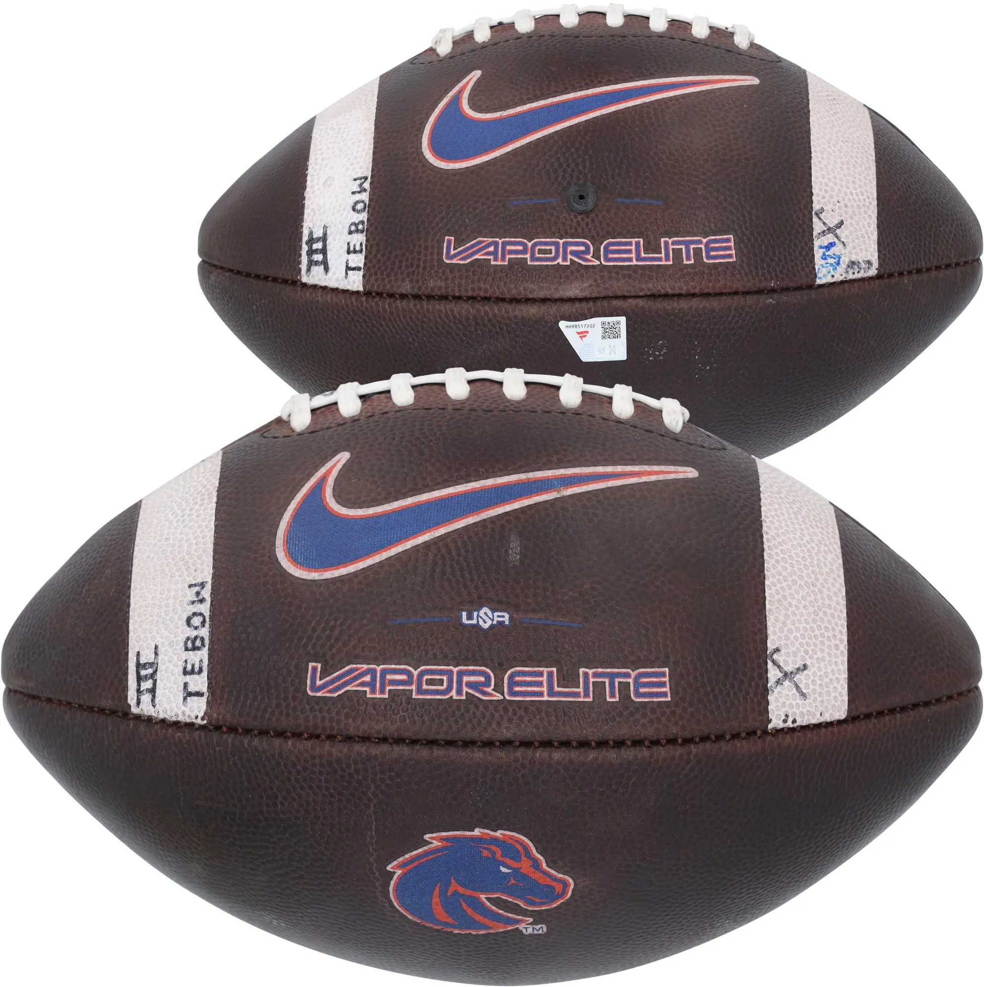 Boise State Broncos Game-Used Football vs. UNLV Rebels on October 18, 2025 - Fanatics Authentic Certified