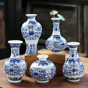 BlueBloom Porcelain Vase