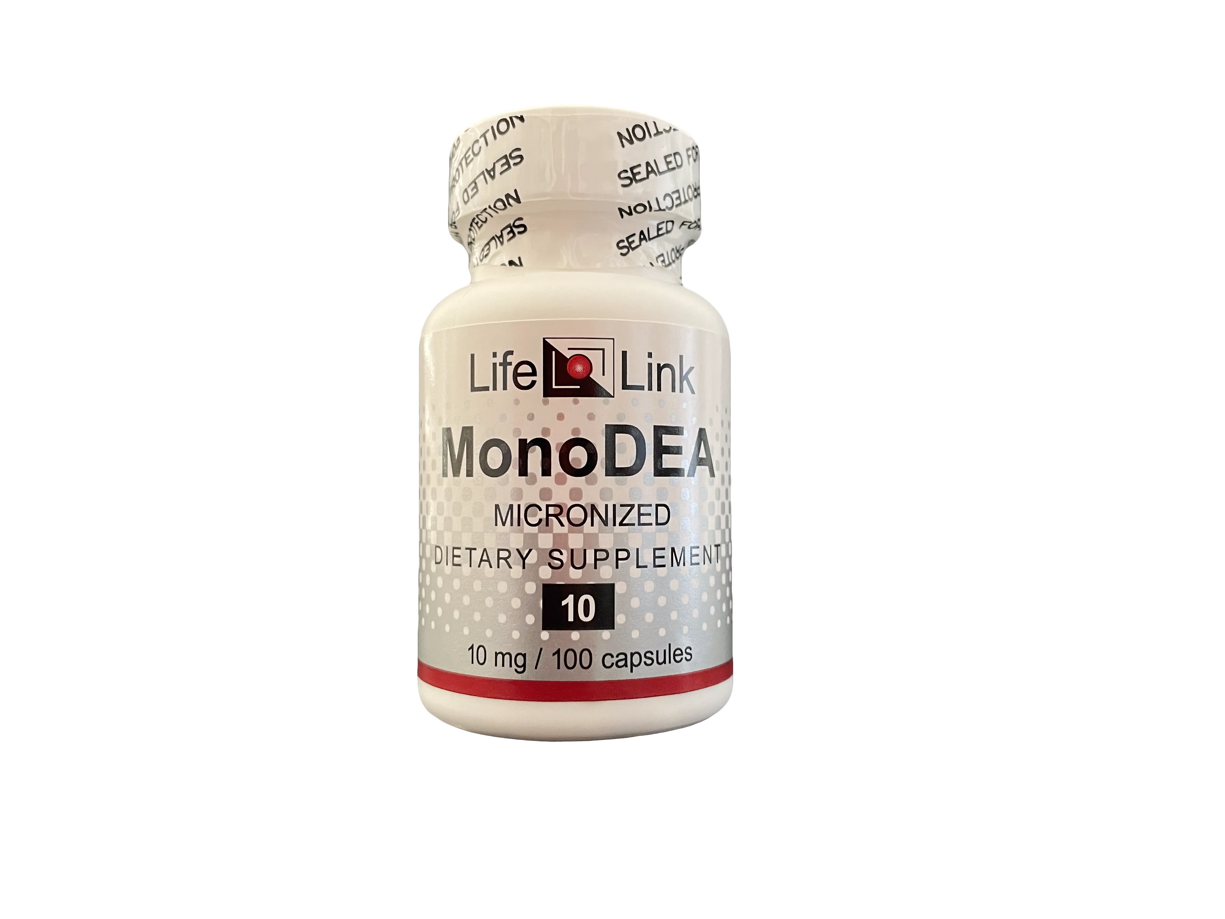 LifeLink DHEA MonoDEA (dehydroepiandrosterone) | 10 mg x 100 capsules | Hormone Support, Anti-Aging | Made in the USA	