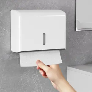 High-Capacity 200-Sheet Hand Towel Dispenser (Includes No-Drill Mounting Hardware) — Wall-Mounted, Waterproof Tissue Box for Bathrooms & Kitchens