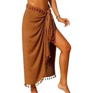 Sarong Cover Up Womens Beach Cover Up Bikini Bathing Suit Swimsuit Swimwear Coverup Sarong Pareo Wraps for Women