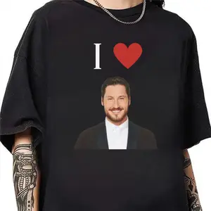 I Love Val Chmerkovskiy DWTS 2025 Shirt, Dancing With The Stars Graphic Tee, DWTS Shirt for Fan, Gift For Him Her, Full Size, Full Color