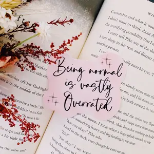 Being normal is vastly overrated Sticker