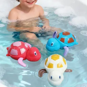 1pc Funny Swimming Turtle Bath Toys - Perfect Gift For 2-6 Year Old Toddlers, Children's Bath Toys: Wind-Up Swimming Turtle, Suitable For Boys & Girls Baby Bathroom Pool Water Play Toys, Sensory Toys, Newborn Games, Shower Bathtub Toys, Birthday Gifts