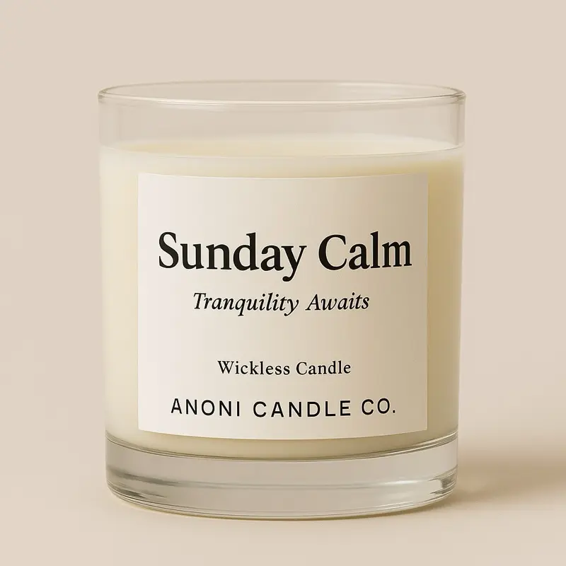 Anoni Sunday Calm – Wickless Candle for Stress Relief & Relaxation