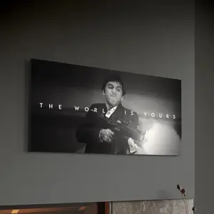 The World Is Yours - Tony Montana - Scarface |   Canvas Wall Art |   Motivation