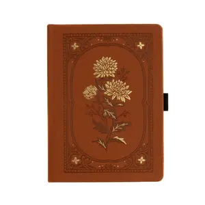 B6 Dot Grid Notebook: Chrysanthemum