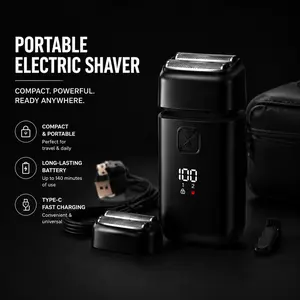 Men's 2-in-1 Electric Shaver & Hair Trimmer – Rechargeable Grooming Device