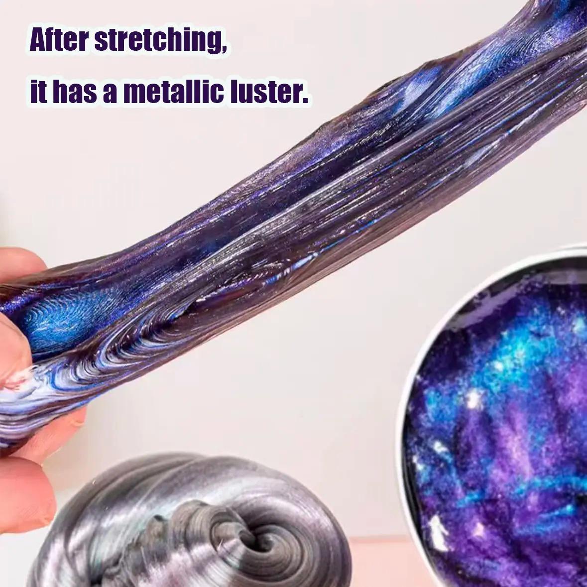 Transparent Putty Slime for Kids, Fidget Sensory Artistic Therapy Putty Toys for Boys Girls Adults, Stress Relief Non-Sticky