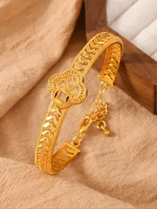 Middle Eastern-inspired Adjustable Exquisite Trendy Bracelet, Intricate Coin & Wheat Design Elegant Jewelry Bracelet, Adjustable Link Bracelet, Fashion Jewelry for Women & Girls for Weddings, Daily Wear, Flower Design Bracelet, Bangle Chain Jewelry