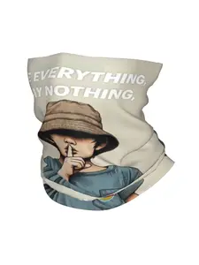 1 piece Super Invincible New style Shhh Bandana Neck Gaiter Face Mask Running Unisex Adult Winter Outdoor Sports Mask