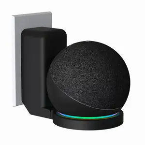 Wall Bracket for Amazon Echo Dot 5Th Gen & Echo Dot 4Th Generation with Cable Storage Save-Space, Echo Dot 5Th Gen Kids Holder Compatible with Echo Dot 4Th Gen / Echo Dot 5Th Gen Wall Mount Bracket BEWZI