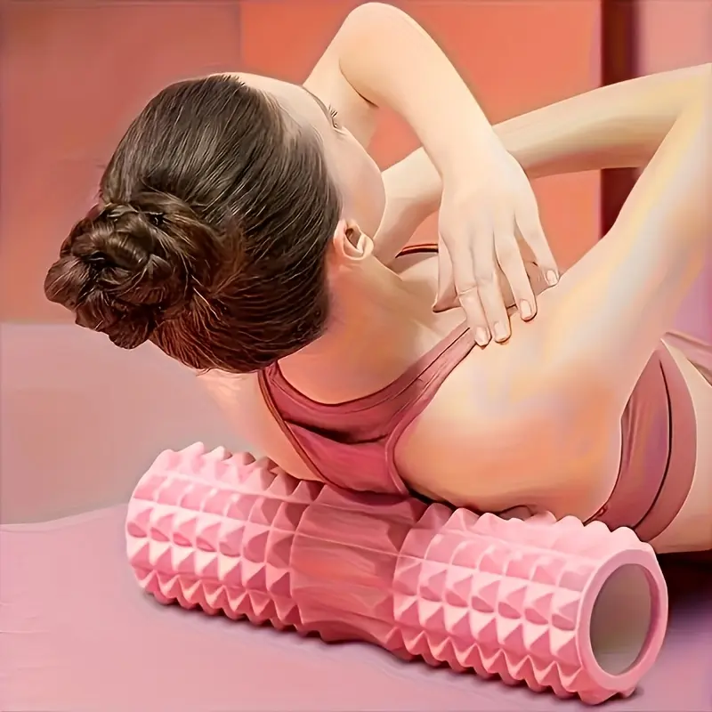 Foam roller - A muscle relief roller for deep back tissue massage to relieve back pain, Roller Exercise, a high-density back foam roller for relieving leg and arm back pain and muscle recovery