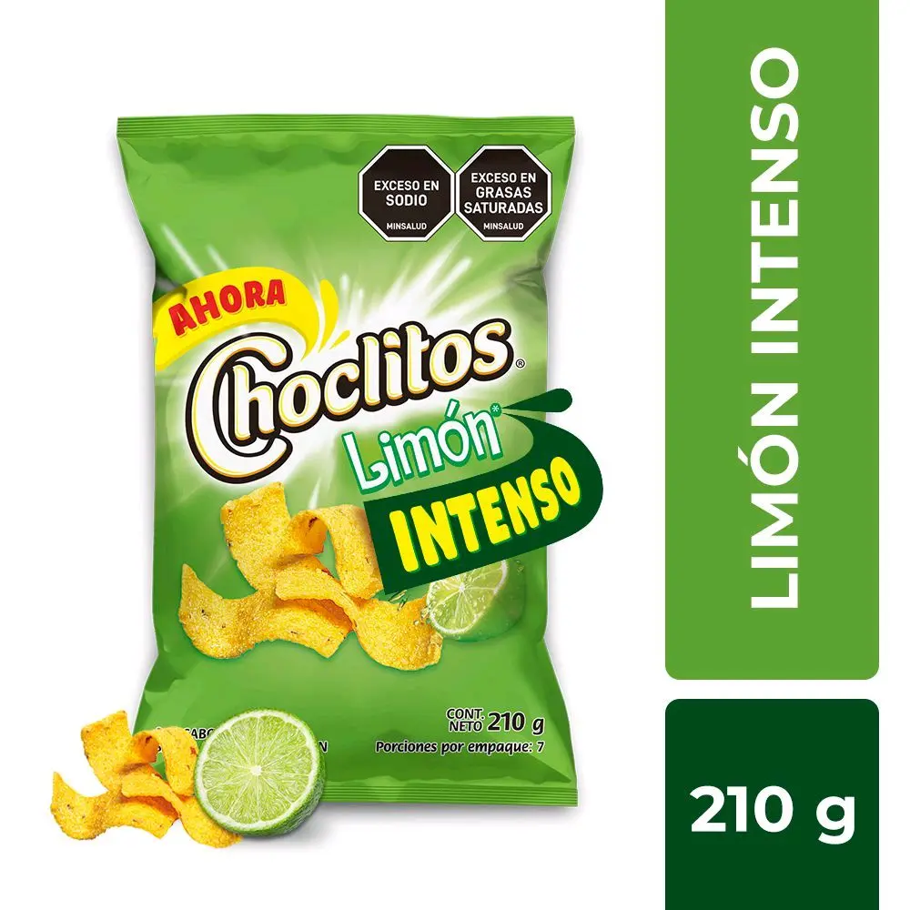 Choclitos Lemon Familiar Snack Crunchy Flavor