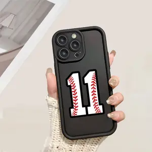 Phone Case - Durable Phone Case with a Baseball Theme, Enhanced Grip - Shockproof, Concave Design Suitable for iPhone 17 E Air Pro ProMax iPhone16 15 14 Plus 13 12 Mini 11 X XS XR - The Perfect Gift for Sports Enthusiasts