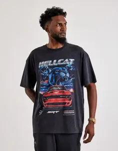Mens Under Armour Dodge Hellcat Tee