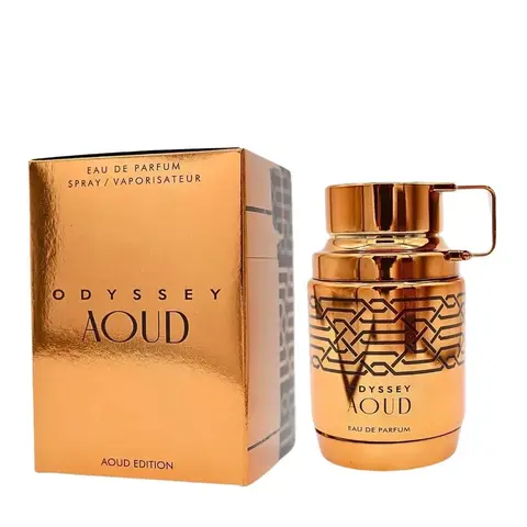 Armaf Odyssey Aoud EDP Cologne Spray - 3.4 fl oz Men's Luxury Aromatic Spicy Woody Perfume Aroma Scent, Alcohol-Containing, Long-Lasting Warm Spicy Fragrance with Patchouli, Lavender, Coumarin, Daily Wear Signature (Fragrance That Starts With A)
