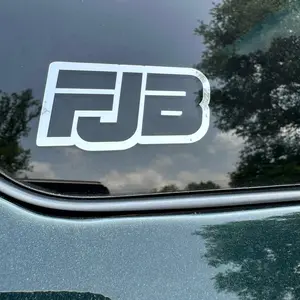 FJB in (Twenty colors) Blue Collar Conservative, custom decal, bumper sticker, 4x4, Window Graphic, Car, Truck, SUV, Vehicle Exterior Decoration