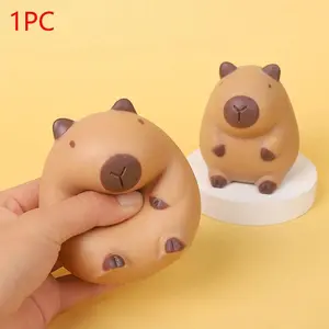 New Kawaii Capybara Squeeze Toy Anti Stress Adult Toys Pinch TPR Soft Decompression Stress Reliever Toys For Kids
