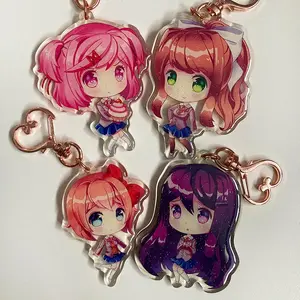 Doki Doki Literature Club DDLC Acrylic  Keychains