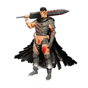 Kyojin Sword Art Online Goro Swordsman War Damage Blood Version Desktop Figure Model Decoration, Anime Collectible Toy