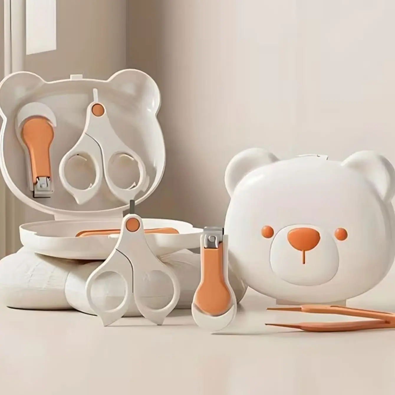 Baby Nail Clipper Set, Newborn Special, Infant Nail Clippers, Nail Trimmer, Anti-Pinch Safe Nail Cutter & File, Gentle Design for Babies' Nails, Essential Tool for Parents