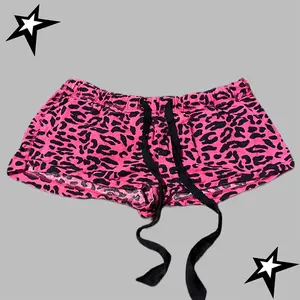 Y2K Shorts Harajuku Leopard Print Women Rock Gothic Retro Pants Hip Hop Streetwear Spice Girls Hot pants Punk Sexy Trousers