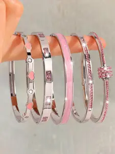 Stainless Steel, Fashionable Jewelry for Women & Men, Trendy All-match & Exquisite Jewelry for Birthday Gift, Stainless Steel Bracelets