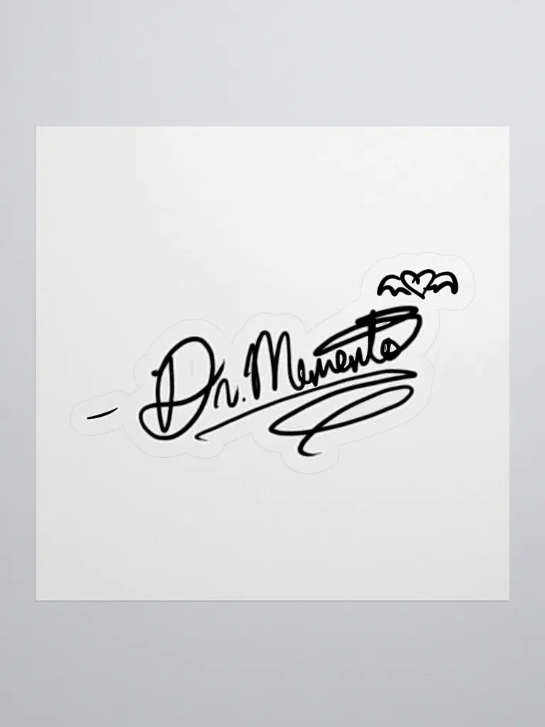 Dr. Memento Autograph Sticker