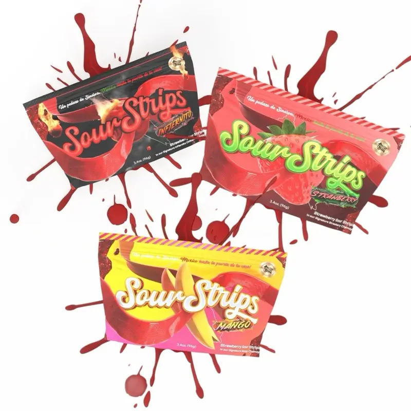 Strawberry Sour Strip Trio