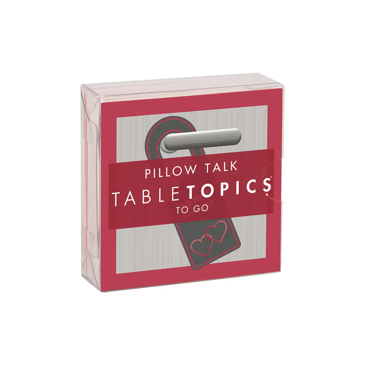 TableTopics Pillow Talk Conversation Cards for Partner Intimacy, Fun & Flirty, Adult Couples Relationship Boosters