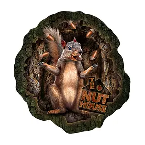 SignMission  12 in. The Nut House Squirrel Novelty Sign
