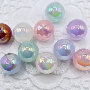 Standard Round Beads for DIY Adjustable Beaded Design Fits Pens & Beadable Items Acrylic Shop Silicone Bead Mix Round Bead