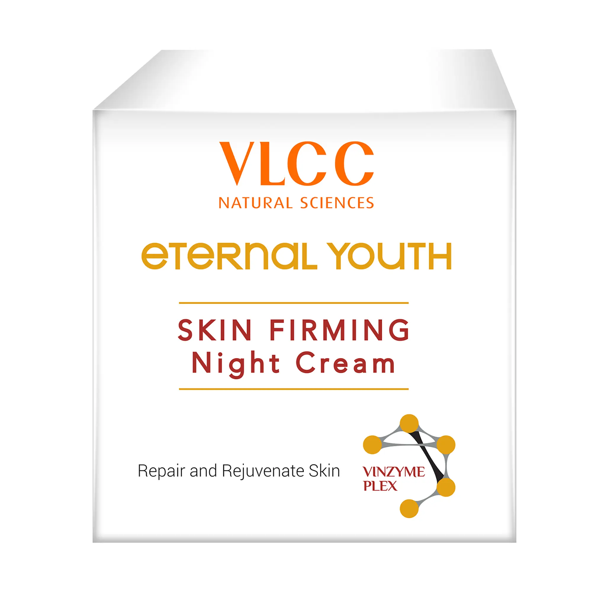 VLCC Eternal Youth Skin Firming Night Cream - Face Soothing Moisturizer - Hydrating Night Cream for Women - Lightweight and for All Skin Types - 1.7 oz