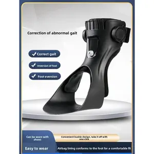 Foot Drop Inversion Eversion Corrector | Adjustable Ankle Foot Orthosis Brace for Stroke Recovery, Foot Pain Relief & Gait Correction