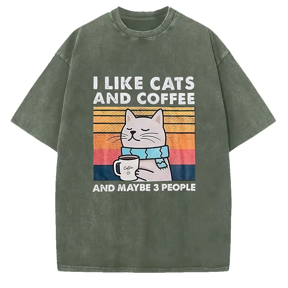 Washed T-shirt-Green