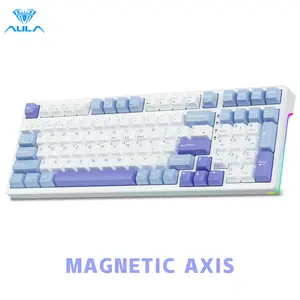 AULA F98X Wireless Full Size Mechanical Gaming Keyboard, Magnetic Switch, RGB Backlit, Tri-Mode BT5.0/2.4GHz/USB-C, Gasket Hot Swappable, Bluetooth office computer keyboard creamy keyboards  game keyboard computer accessories TikTokShopfalldealsforyou