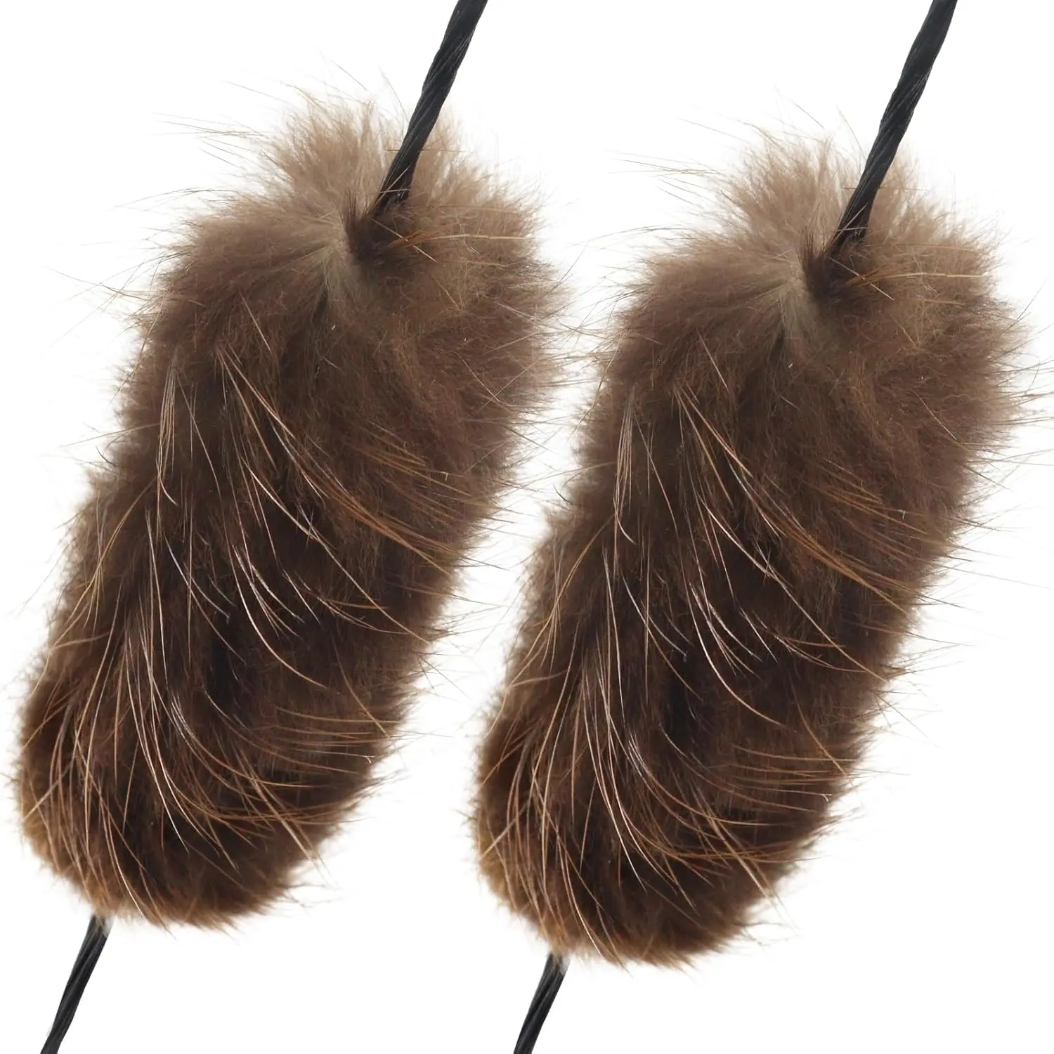 1 Pairs Archery Bowstring Silencer Traditional Archery Bow String Dampeners Bow String Silencers to Reduce Vibration and Noise for Recurve Bow Traditional Long Bow Hunting Shooting Practicing