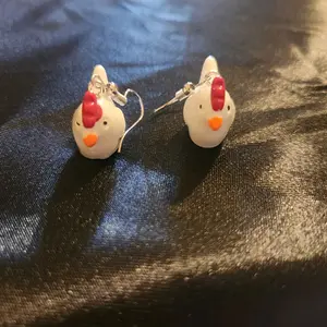 Chicken Earrings