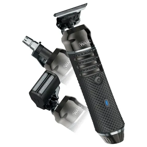 Wahl USA Pro Series High Visibility Skeleton Style Trimmer with 3 Attachment Heads, Waterproof Design, and 2-Hour Runtime for Men's Grooming