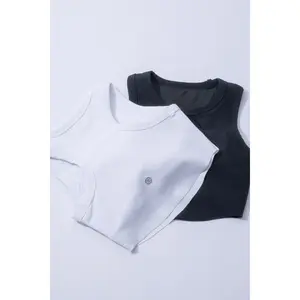 Blake Top – Cropped Tank with Curved Hem