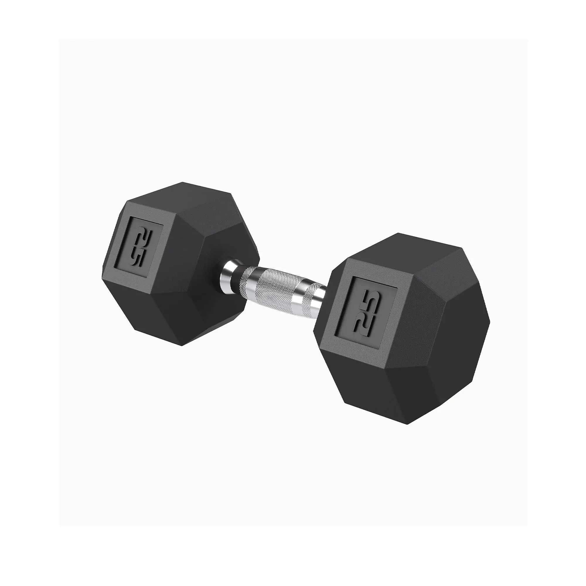 [Football Fan SeasonDeal] 2026 New Superior Hex Dumbbell Set of 2 – 5-50 LB Rubber Encased Free Weights – Cast Iron Core – Textured Carbon Steel Handle for Enhanced Grip – Home Gym Strength Training, Fitness, and Weightlifting